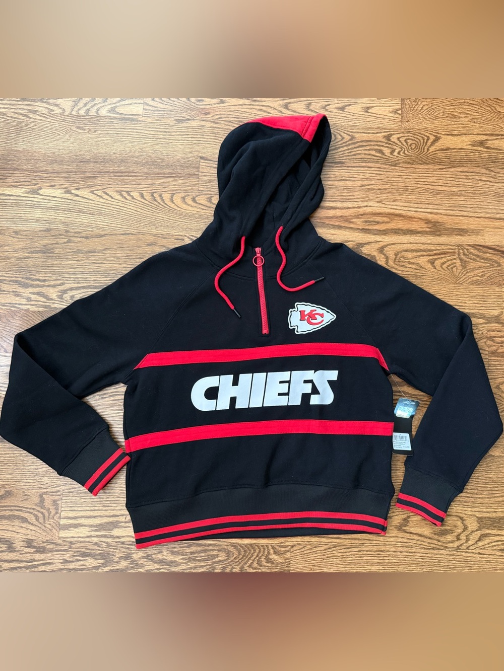 Kansas City Chiefs cropped  Hoodie Sweatshirt NWT